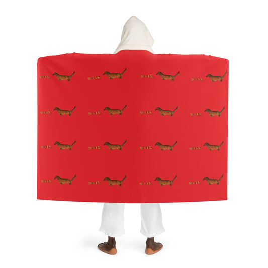 FiFi and The Fish Hooded Sherpa Fleece Blanket