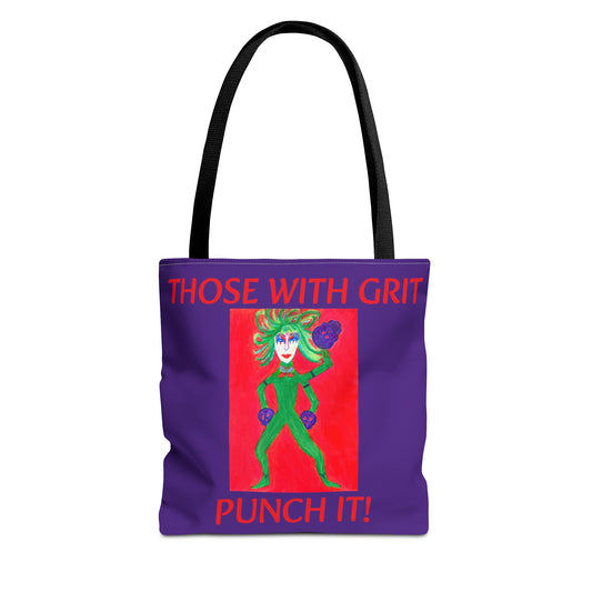 Those With Grit "Punch It!" -  NonbinaryTote Bag