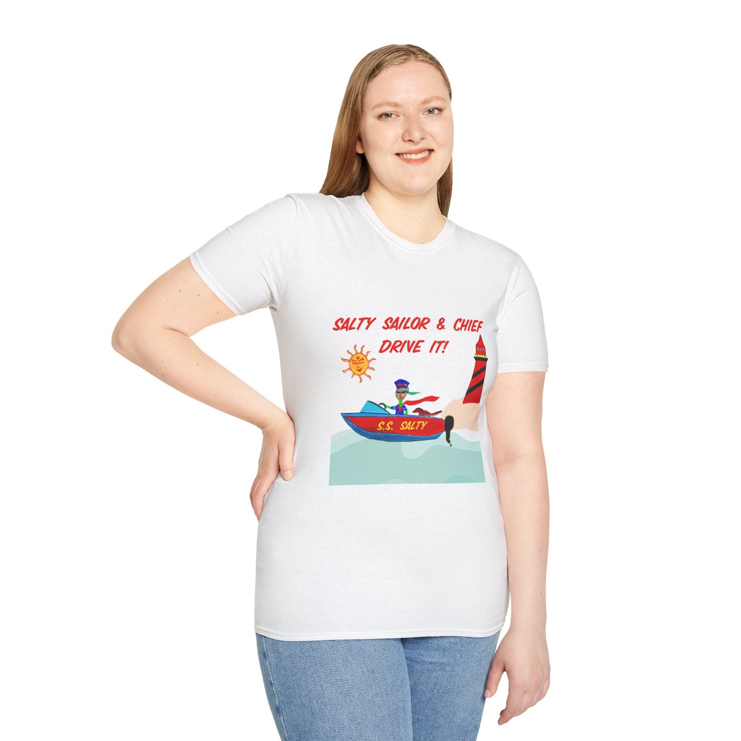 Salty Sailor and Chief - "Drive It!" Adult Unisex T