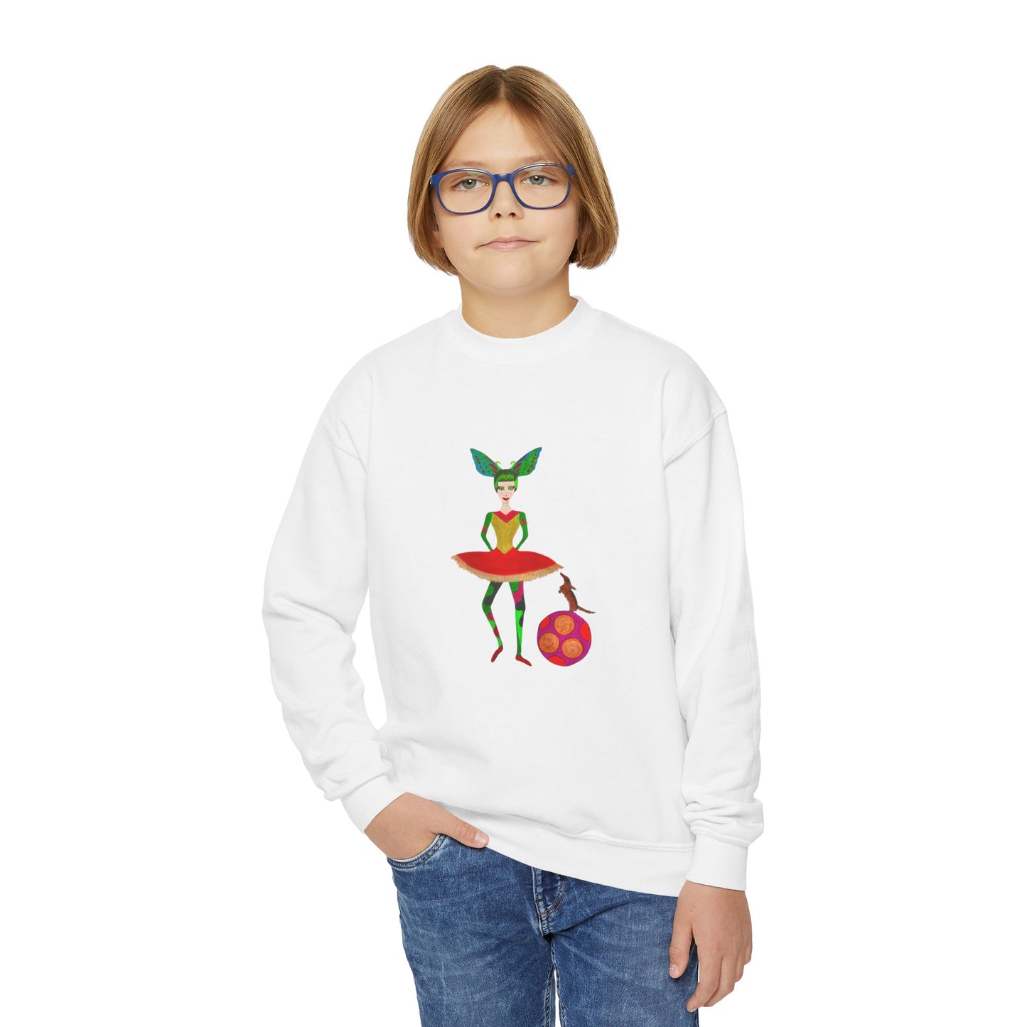 Ballerina Babes (Pia) - Youth Crewneck Sweatshirt