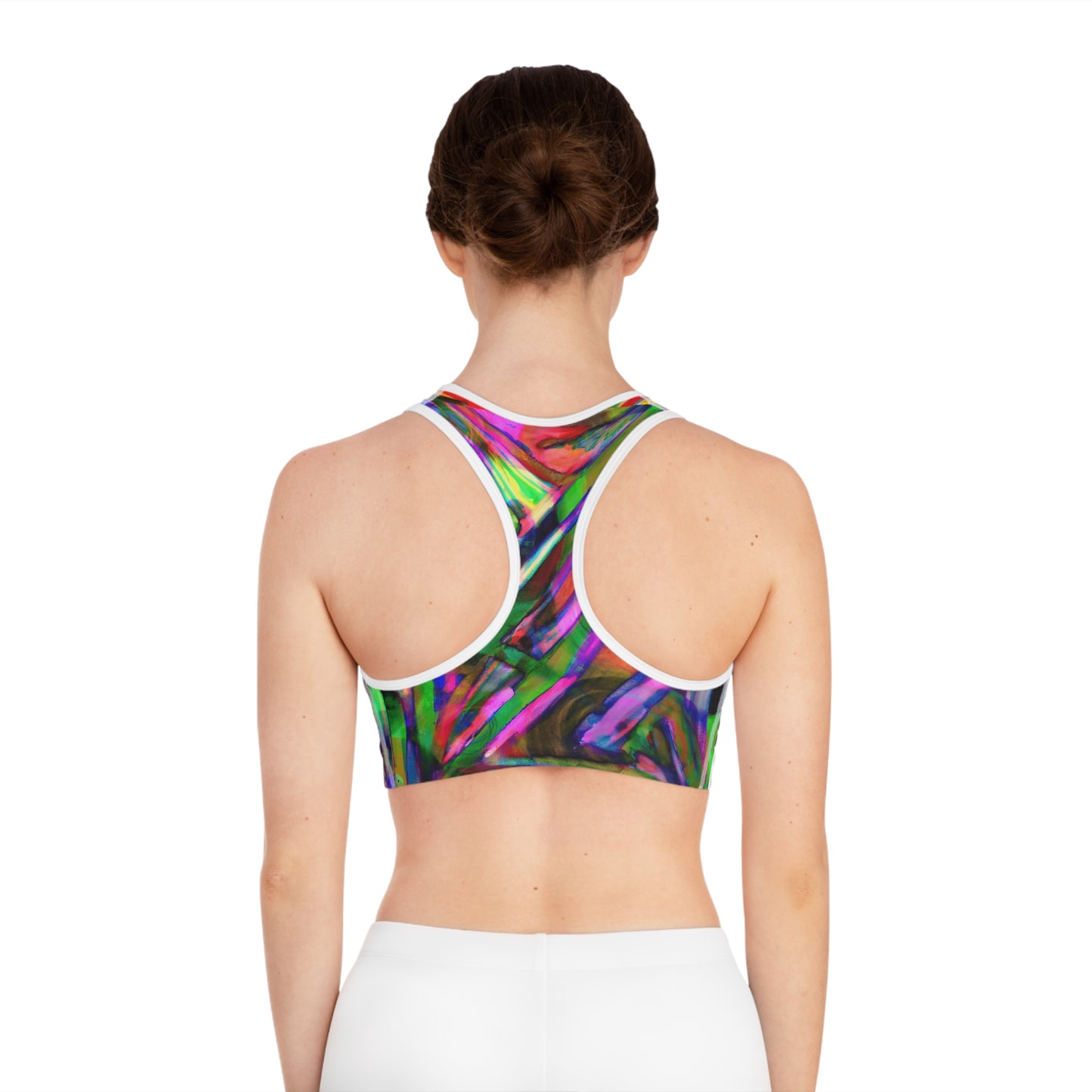 Colored Glass (Purple) - Sports Bra