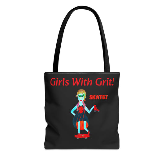 Girls With Grit - Skate! Tote Bag