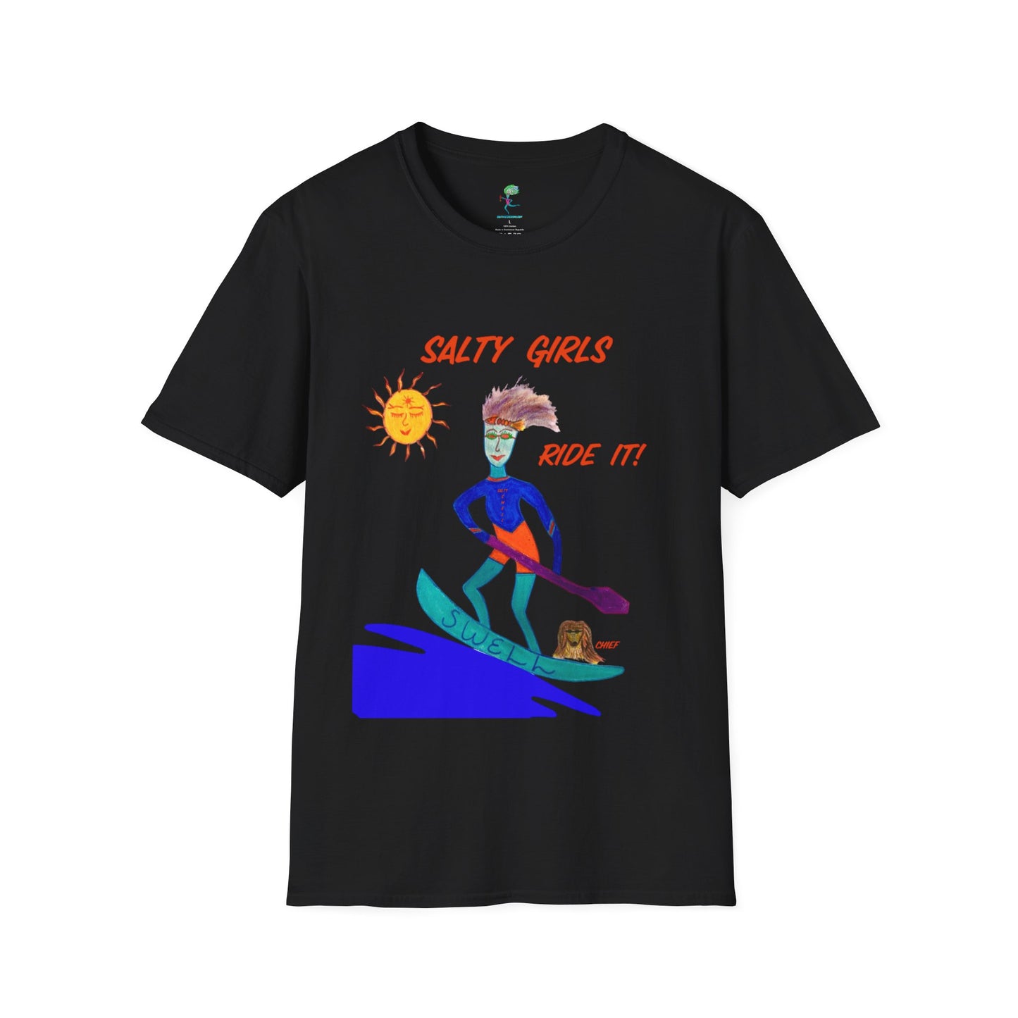 Salty Swell and Chief - "Ride it!" Adult Unisex T