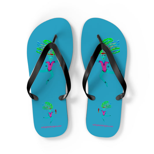 Mer Girls Flip Flops (L) 11-12