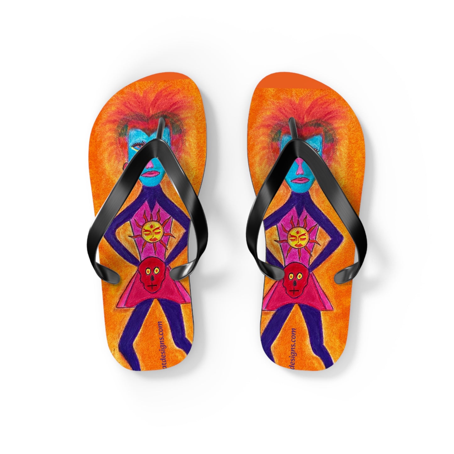 Super Heroine "Burst" - Flip Flops (M) 9-10