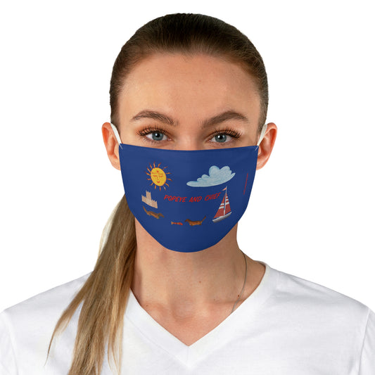 Popeye and Chief Fabric Face Mask