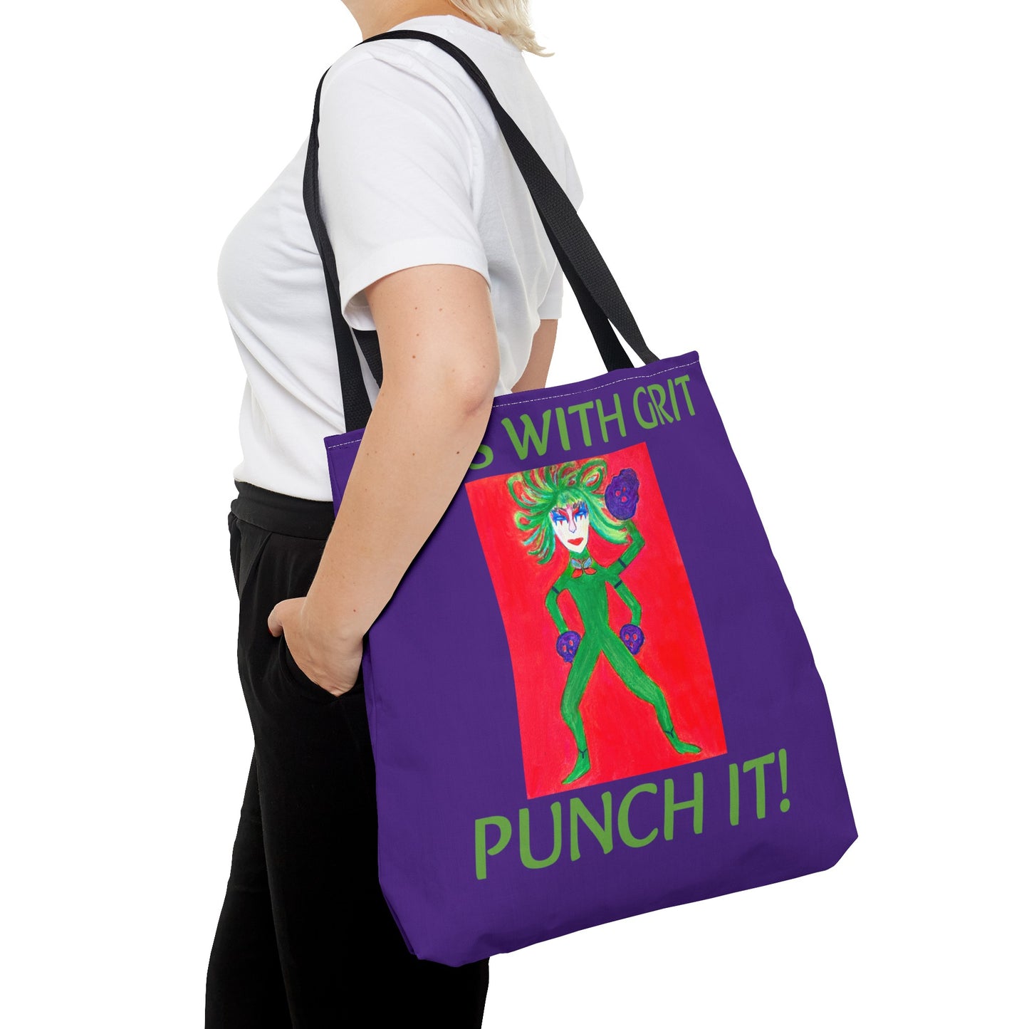 Girls With Grit "Punch It!" - Tote Bag