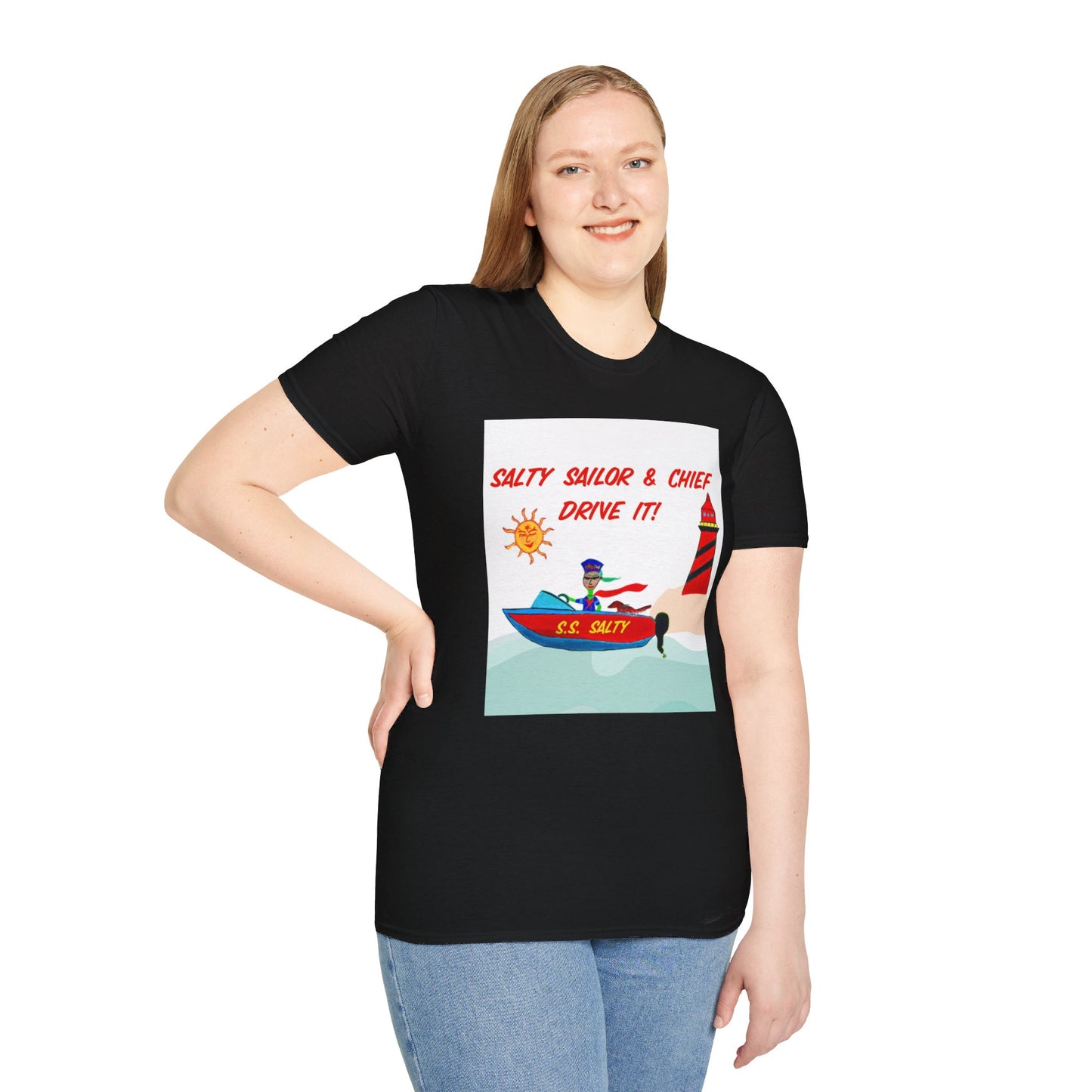 Salty Sailor and Chief - "Drive It!" Adult Unisex T