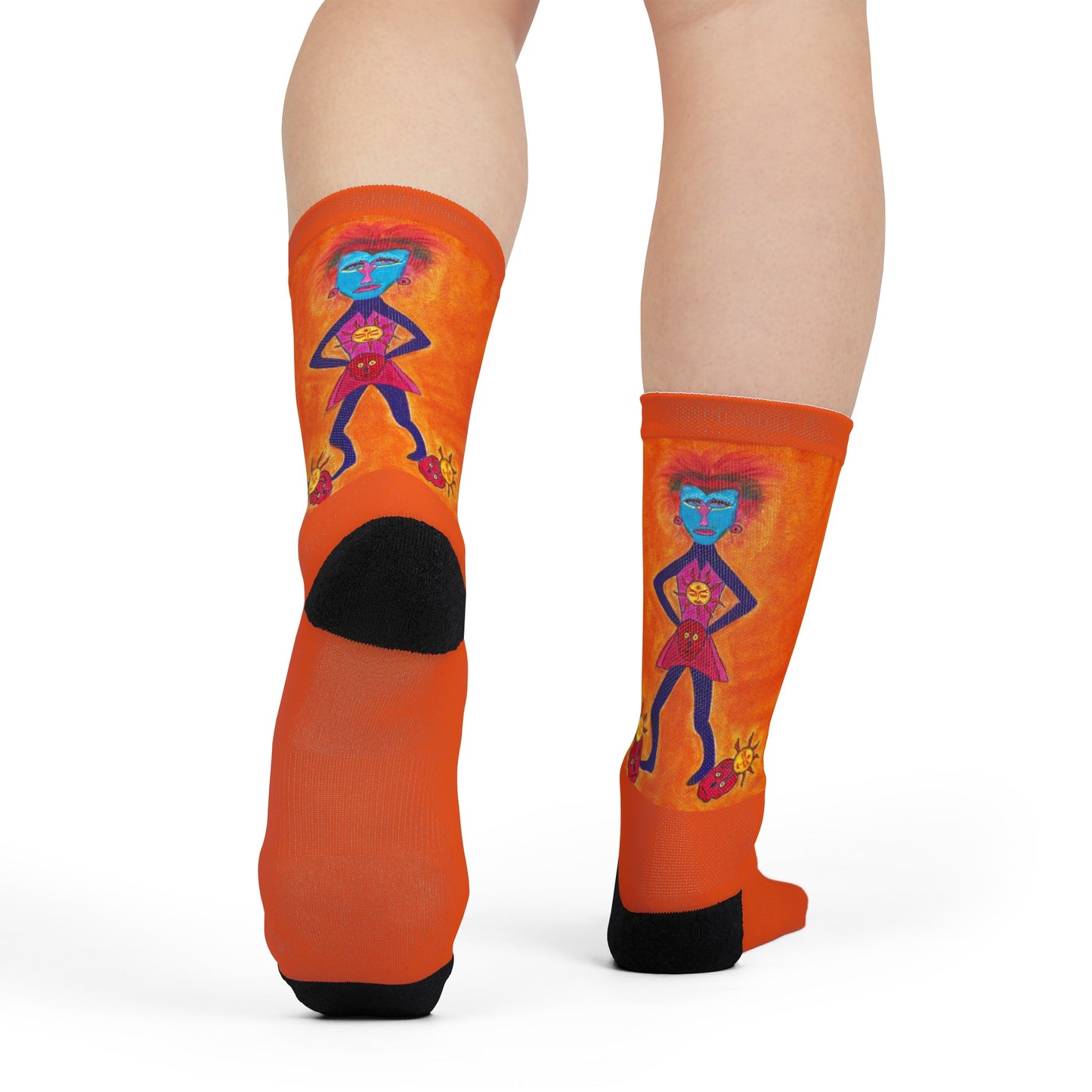 Super Heroine "Burst!" - Crew Socks