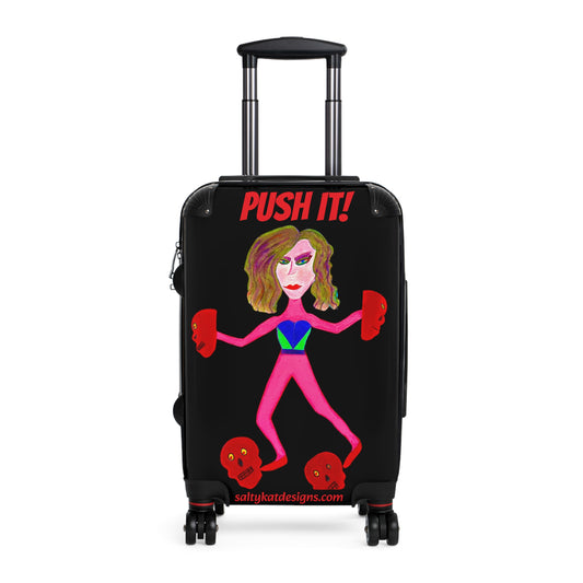 Super Heroine "Push" - Small Weekender Suitcase