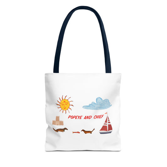 Popeye and Chief Tote Bag