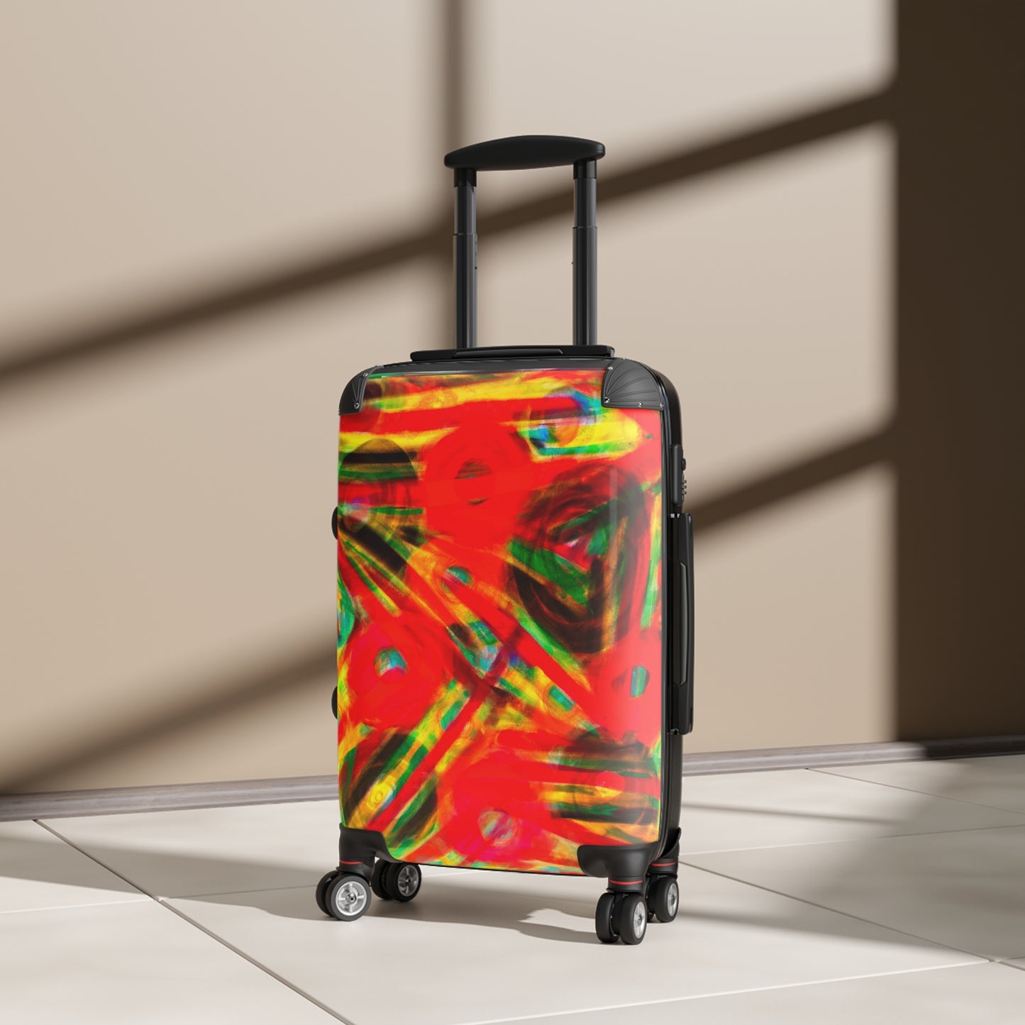 Colored Glass (Red) - Small Weekender Suitcase