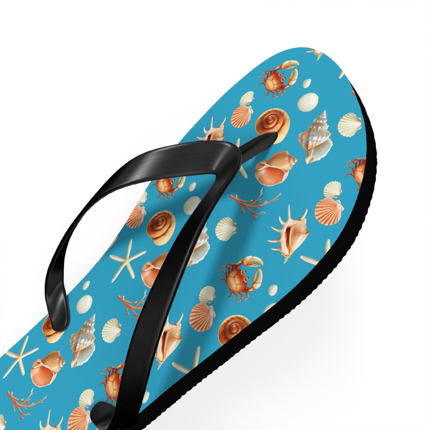 Sea Shells by the Seashore Flip Flops (S = 7/8  US)