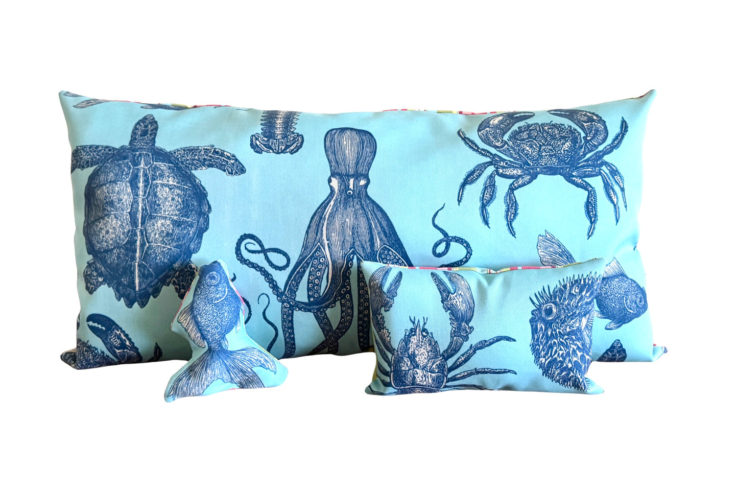 Sea Creatures Pillow Set